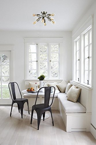 Sputnik Chandelier with 8 Socket Flush Mount Ceiling Light